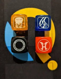 Legendary Duelists: Season 3 Set of 4 Dice - Collectible Die D6 - LDS3 - YuGiOh - Image 1