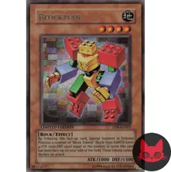 Yugioh Blockman DPK-ENSE1 Secret Rare NM - Image 1
