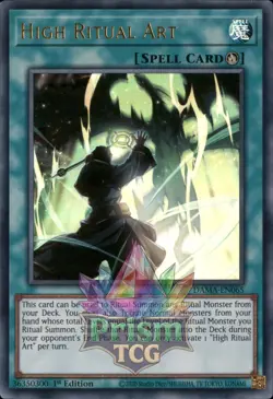 1st ed High Ritual Art ultra rare DAMA-EN065 Yugioh - Image 1