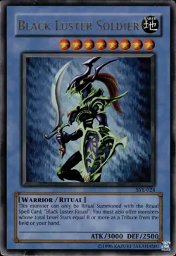 Black Luster Soldier - Ultra Rare SYE-024 - HP - YuGiOh - Image 1