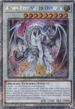 Azure-Eyes Silver Dragon - RA04-EN208 - NM - Platinum Secret Rare - Yugioh - Image 1