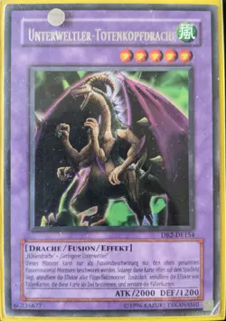 YuGiOh Fiend Skull Dragon Rare DB2-DE154 German - Image 1
