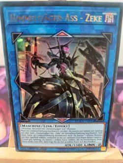 Himmelsjager-Ass - Zeke DUOV-DE024 Ultra Rare Deutsch NM YUGIOH - Image 1