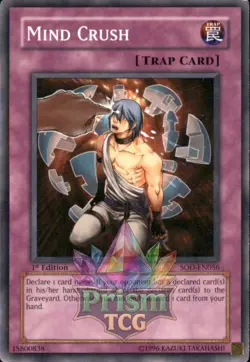 1st Ed Mind Crush SOD-EN056 Yugioh - Image 1