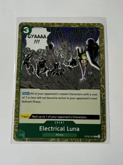 Electrical Luna - OP08-036 - Rare - Foil - Event - Two Legends - One Piece - Image 1