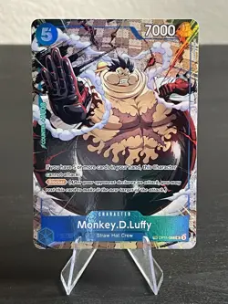One Piece Monkey.D.Luffy - OP11-058 (TR) OP11-058 Carrying On His Will Foil - Image 1