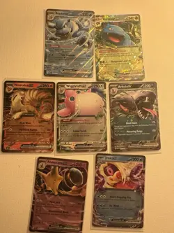 Pokemon TCG 151 X7 Holo EX Mixture Bundle NM - Image 1