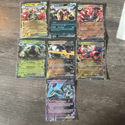 Pokemon TCG Temporal Forces Ex Bundle X7 Holo Rare Cards No Duplicates NM/M - Image 1