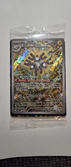 Magneton Pokemon Center Stamped ETB Promo SVP 159 Surging Sparks Miscut Sealed - Image 1
