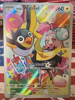 Ascended Heroes Pokemon Iono’s Wattrel 231/217 English Near Mint Pokemon BEAUTY - Image 1