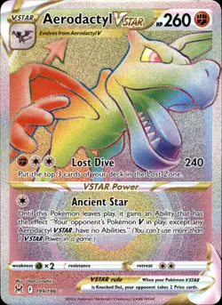 Aerodactyl VSTAR 199/196 Secret Rare - Pokemon SWSH11: Lost Origin 2022 - Image 1