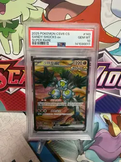 PSA 10 Sandy Shocks ex 143/128 SR - CSV6C Chinese - Pokemon TCG - SHIPS FAST - Image 1