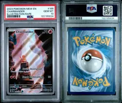 2023 Pokemon Mew EN-151 #168 Charmander Illustration Rare GEM MINT PSA 10 - Image 3