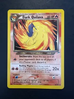 Dark Quilava Unlimited 39/105 Neo Destiny Non Holo Pokemon - Image 1