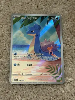 Pokemon TCG Misty's Lapras Destined Rivals 194/182 Near Mint Pack Fresh - Image 1