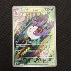 Pokemon TCG Temporal Forces #176/162 Arbok Illustration Rare - Image 1