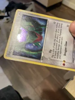 Pokemon TCG Rayquaza Holo Promo Card Pop Series 1, 3/17, LP Condition - Image 3