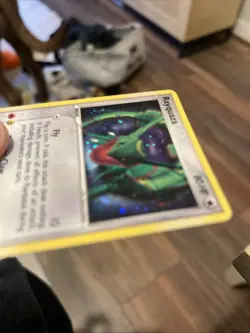 Pokemon TCG Rayquaza Holo Promo Card Pop Series 1, 3/17, LP Condition - Image 4