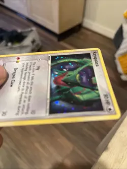 Pokemon TCG Rayquaza Holo Promo Card Pop Series 1, 3/17, LP Condition - Image 5