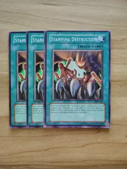 Yu-Gi-Oh! - Stamping Destruction 3X - Full Playset - Image 1