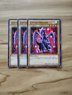 Yu-Gi-Oh! - Luster Dragon 3X - Full Playset - Image 1