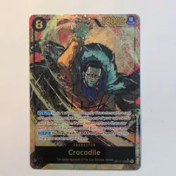 One Piece CCG Crocodile 2x Card Set - OP14-120 SEC + Alt Art SEC - English MINT - Image 2