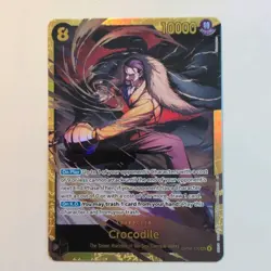 One Piece CCG Crocodile 2x Card Set - OP14-120 SEC + Alt Art SEC - English MINT - Image 4