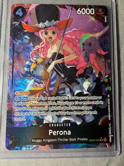 One Piece Heroines Edition Perona EB03-045 SR Alt Art - English PRISTINE 💎 - Image 1