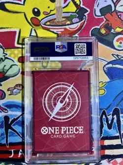 PSA 9 OP09-001 Shanks (2nd Anniversary Leader Alt) ONE PIECE Card TCG English - Image 2