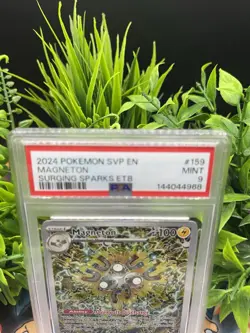2024 POKEMON SVP EN-SV BLACK STAR PROMO MAGNETON #159 MINT PSA 9 - Image 2