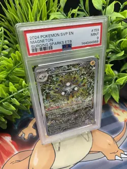 2024 POKEMON SVP EN-SV BLACK STAR PROMO MAGNETON #159 MINT PSA 9 - Image 3