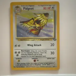 Pokemon Pidgeot Jungle 08/64 80 HP Holo Rare Stage 2 Unlimited Holo - Image 1