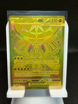 Pokemon Mega Zygarde EX Full Art Foil Card 124/088- GOLD - Perfect Order English - Image 1