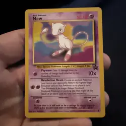 Mew 8 Wotc Promo Regular Pokemon Card Lp- - Image 1