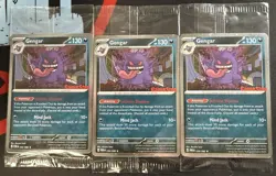Gengar Gamestop Promo Nice Centering/ Sealed Lot Of 3 Cards - Image 1