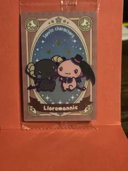 Lloromannic Sanrio Characters Wafer Card #24 Bandai Sealed TCG Japanese - Image 1