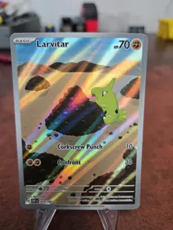 Larvitar 203/197 -OBF: Obsidian Flames FULL ART HOLO RARE NM-M, POKEMON CARD TCG - Image 1