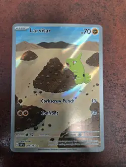 Larvitar 203/197 -OBF: Obsidian Flames FULL ART HOLO RARE NM-M, POKEMON CARD TCG - Image 3
