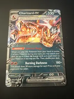 Charizard ex 196 Sv: Scarlet & Violet Promo Cards Holo - Image 1