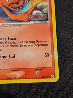 Charmeleon 28/108 ex Power Keepers STAMPED Reverse Holo pokemon Card HP/MP - Image 3