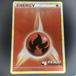 Fire Energy Holo 2010 Play! Pokemon Promo Pokemon Card - Image 1
