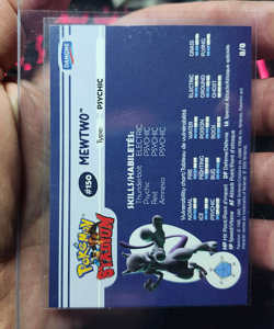 2000 - MEWTWO - Pokemon Card Danone Stadium Tip #150 - MISSING FOIL ERROR - NM! - Image 4