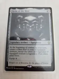 mtg, Helm of the Host Dominaria Regular NM - Image 1