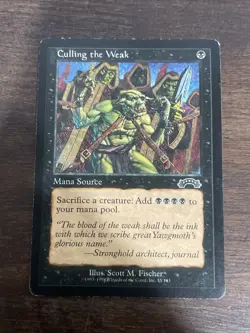 1x Culling the Weak Exodus MTG Magic Played - Image 1