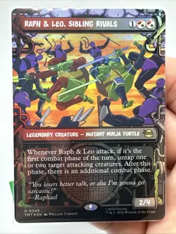 Raph & Leo, Sibling Rivals (Showcase) Teenage Mutant Ninja Turtles Foil - Image 2