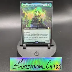 Mutagen Man, Living Ooze (Extended Art) - FOIL - 0273 - MTG TMT NM - Image 1