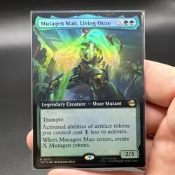 Mutagen Man, Living Ooze (Extended Art) - FOIL - 0273 - MTG TMT NM - Image 2