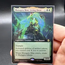 Mutagen Man, Living Ooze (Extended Art) - FOIL - 0273 - MTG TMT NM - Image 3