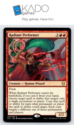 Commander 2021 #54 Radiant Performer - Image 1