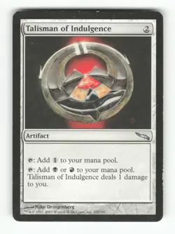 Talisman of Indulgence U Mirrodin 255 LP Normal MTG - Image 1